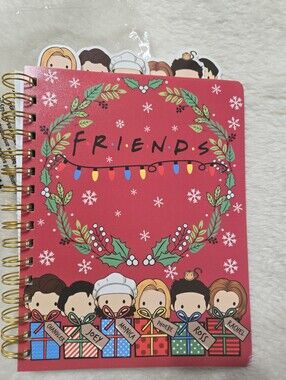 Friends Brand 96 Page Christmas Theme Journal Notebook NIB